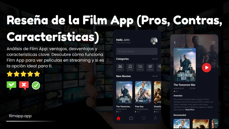 Reseña de la Film App (Pros, Contras, Características)