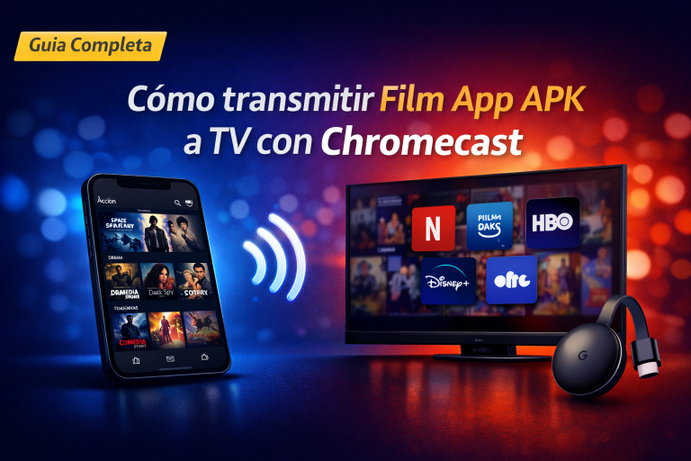 Cómo transmitir Film App APK a TV con Chromecast