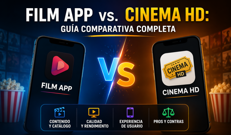 Film App vs. Cinema HD: Guía comparativa completa