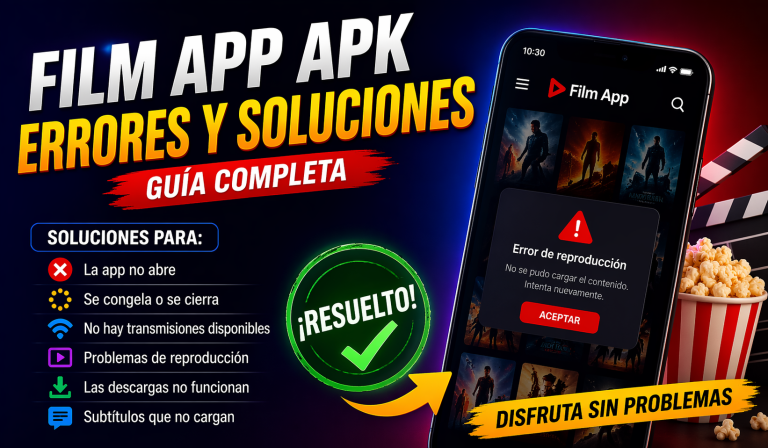 Errores y soluciones de la Film App: guía completa