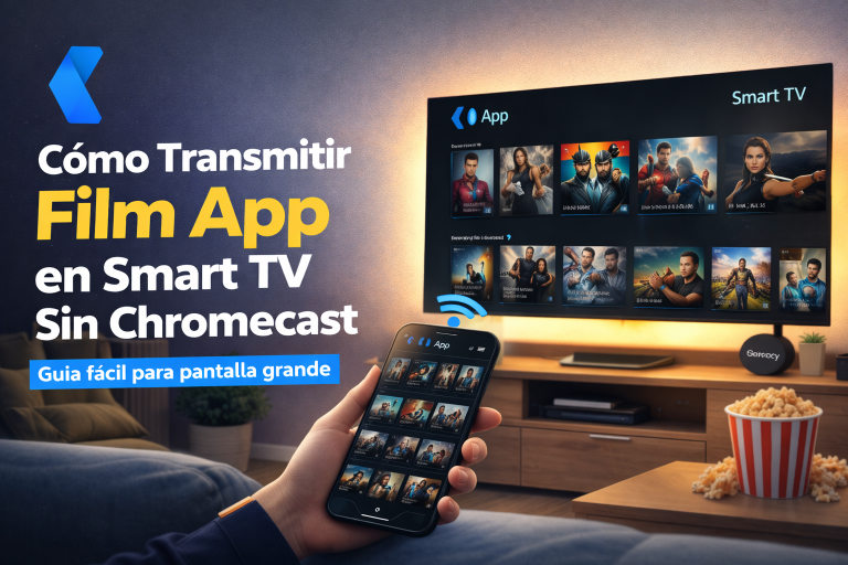 Cómo transmitir una Film App a un televisor inteligent