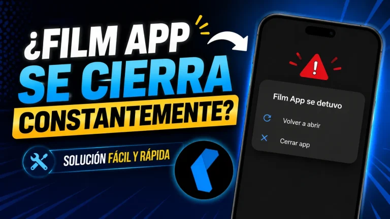 Film App Se Cierra Constantemente
